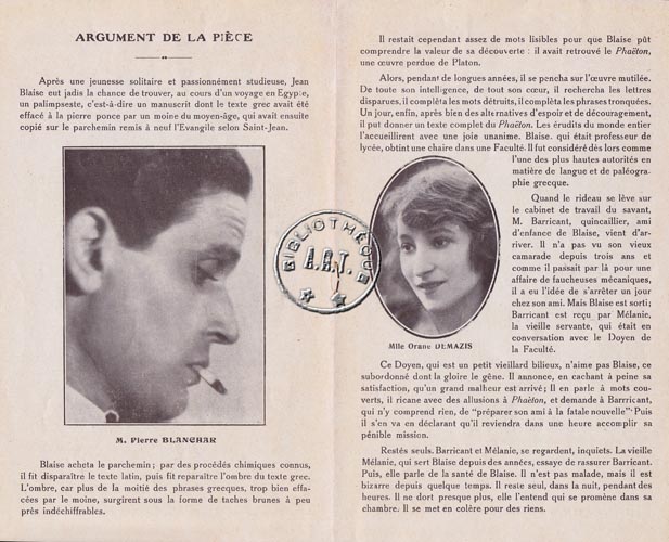 Les programmes de Théatre de l\