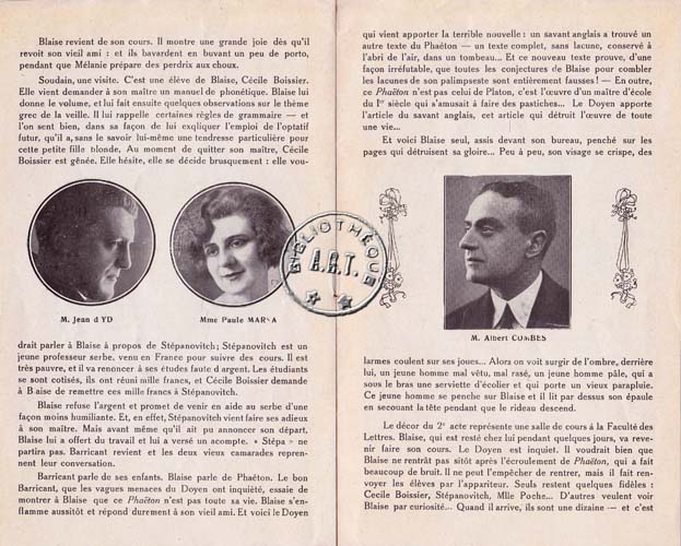Les programmes de Théatre de l\