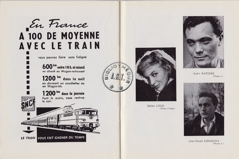 Les programmes de Théatre de l\