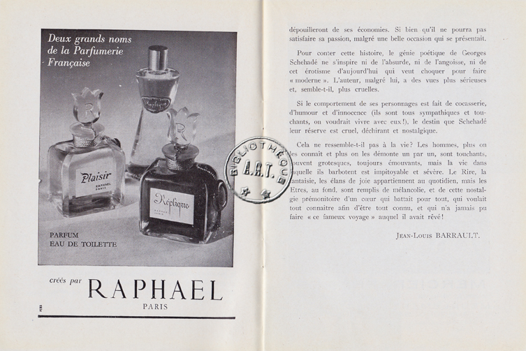 Les programmes de Théatre de l\