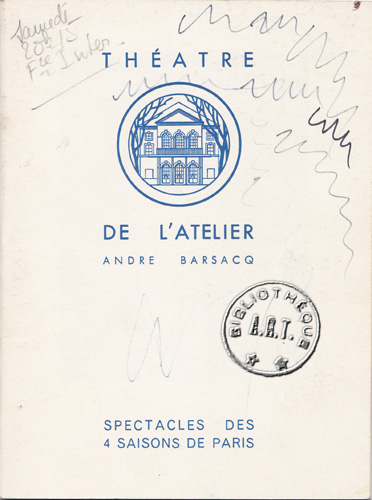 Les programmes de Théatre de l\