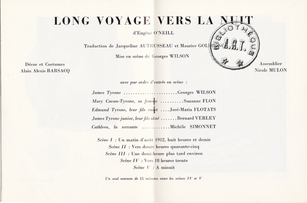 Les programmes de Théatre de l\