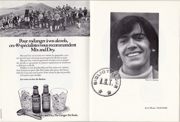 Les programmes de Théatre de l\