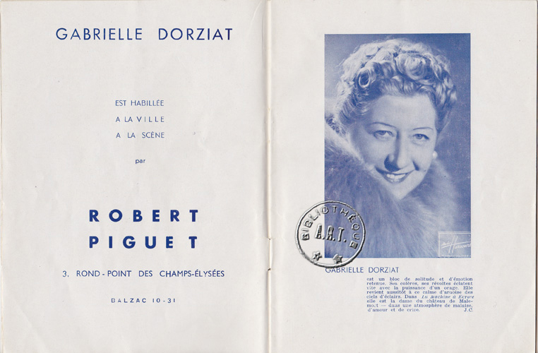 Les programmes de Théatre de l\