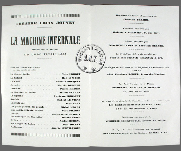 Les programmes de Théatre de l\