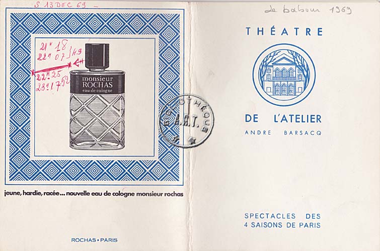 Les programmes de Théatre de l\
