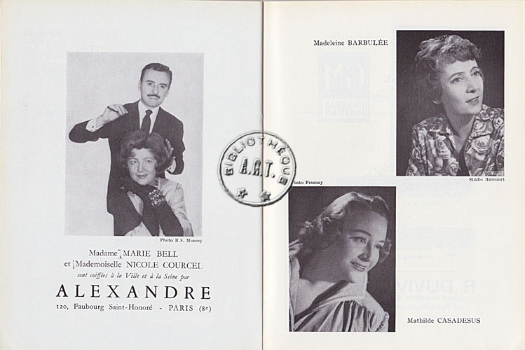 Les programmes de Théatre de l\