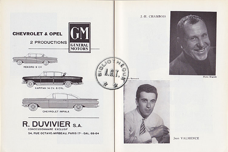 Les programmes de TThéatre de l\