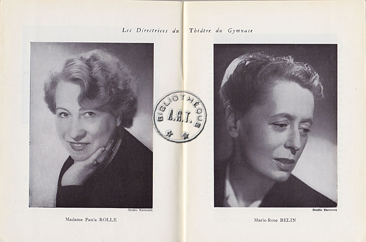 Les programmes de Théatre de l\