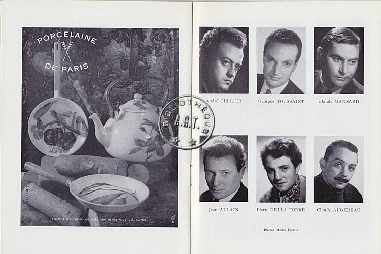 Les programmes de Théatre de l\