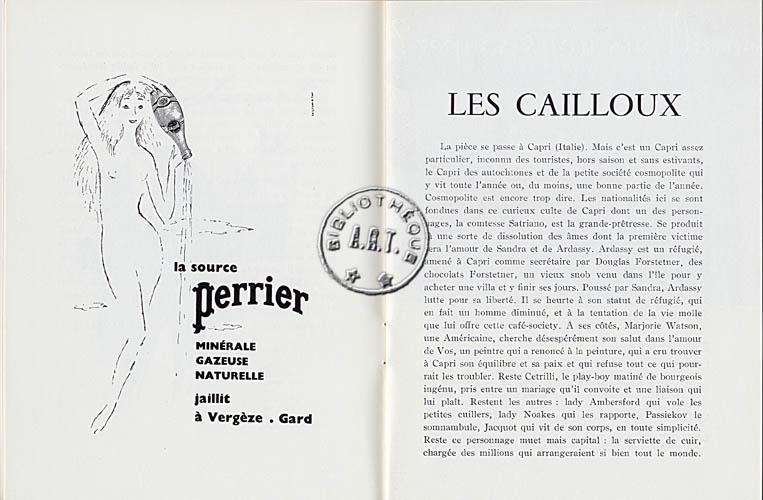 Les programmes de Théatre de l\