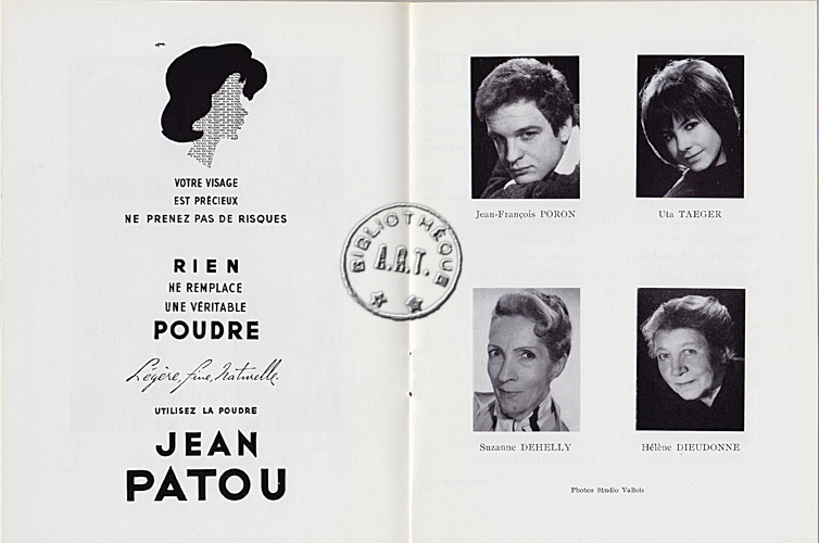 Les programmes de Théatre de l\