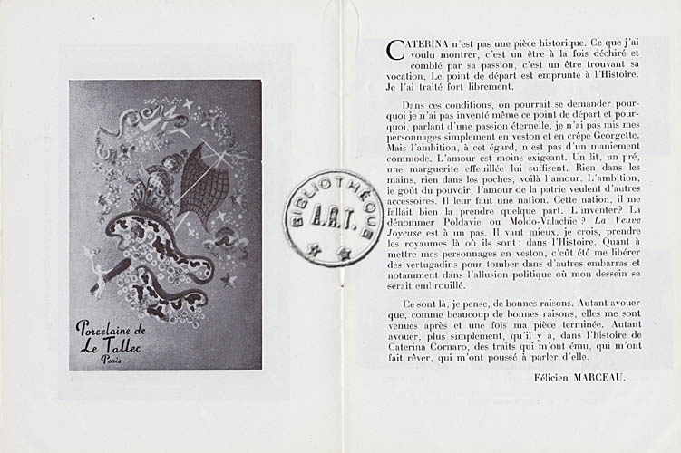 Les programmes de Théatre de l\
