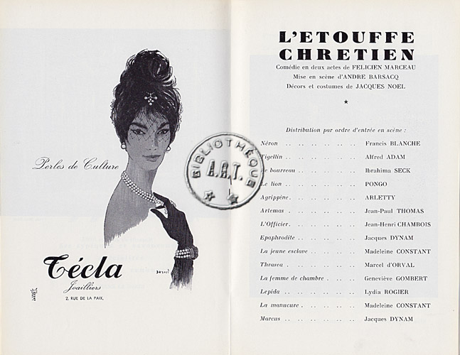 Les programmes de Théatre de l\