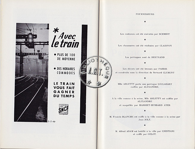 Les programmes de Théatre de l\