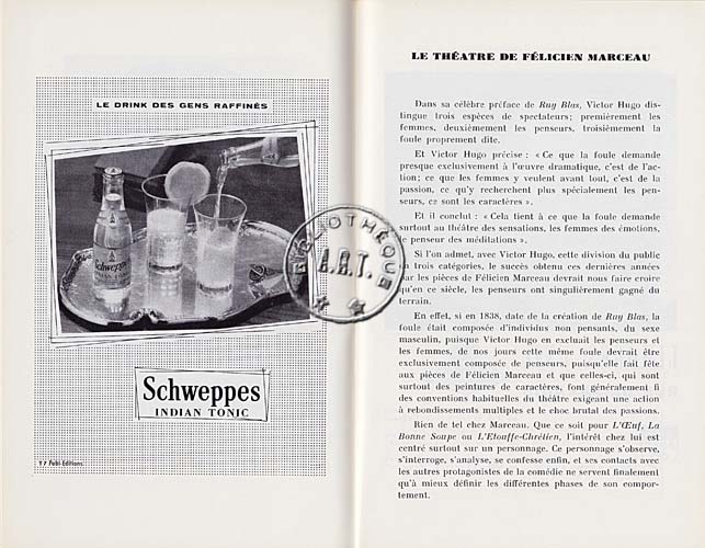 Les programmes de Théatre de l\