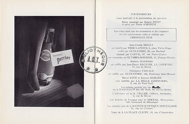 Les programmes de Théatre de l\