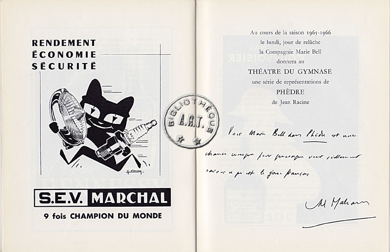 Les programmes de Théatre de l\