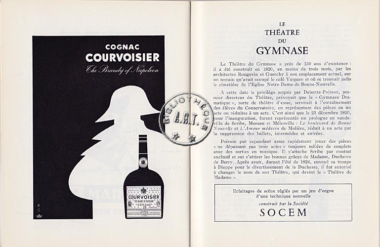 Les programmes de Théatre de l\