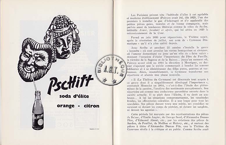 Les programmes de Théatre de l\