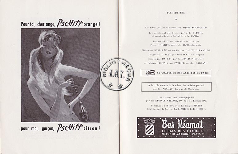 Les programmes de Théatre de l\