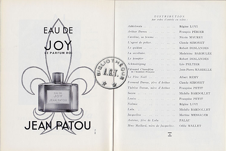 Les programmes de Théatre de l\