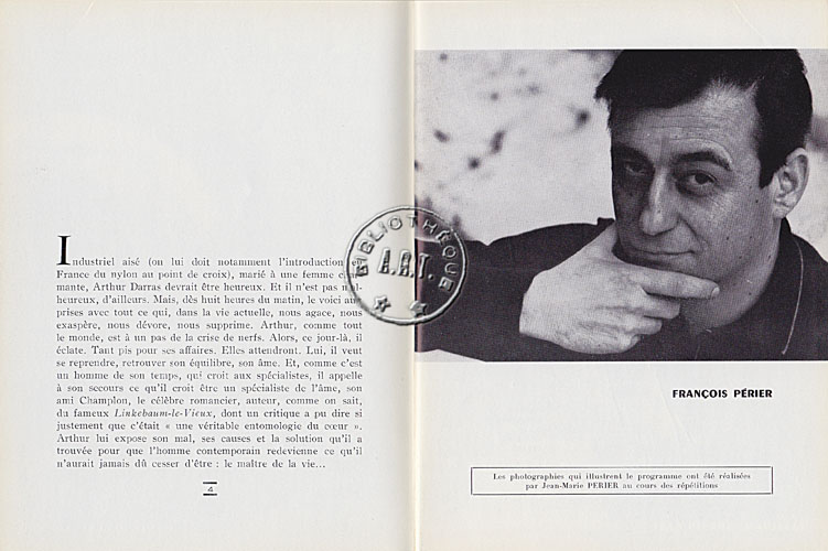 Les programmes de Théatre de l\