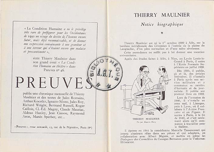 Les programmes de Théatre de l\