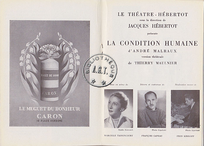 Les programmes de Théatre de l\