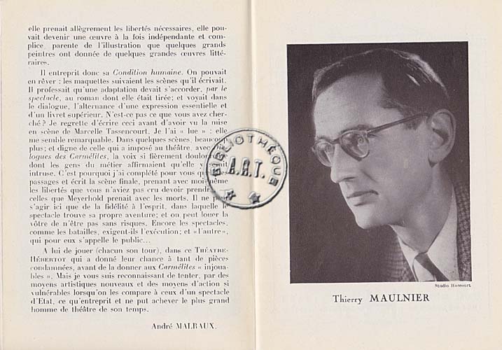 Les programmes de Théatre de l\