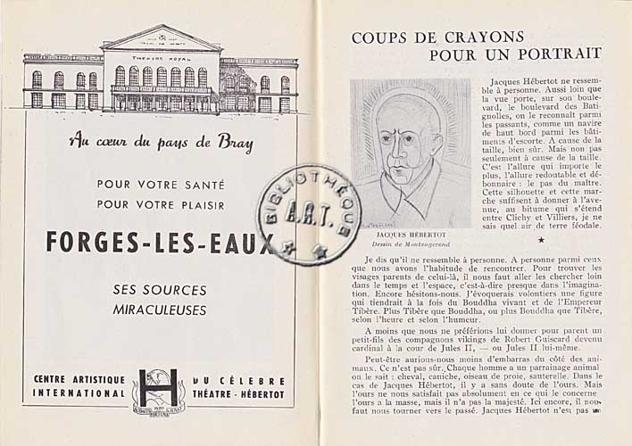 Les programmes de Théatre de l\