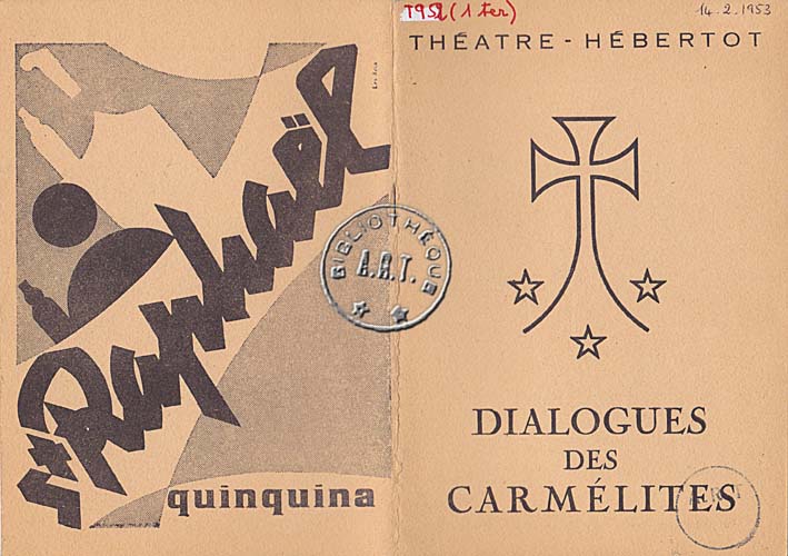 Les programmes de Théatre de l\