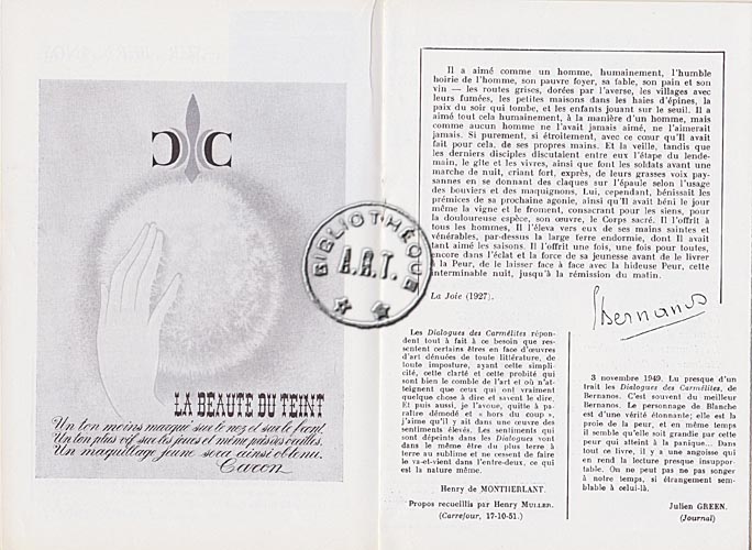 Les programmes de Théatre de l\