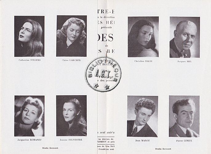 Les programmes de Théatre de l\