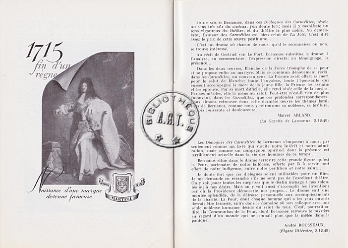 Les programmes de Théatre de l\
