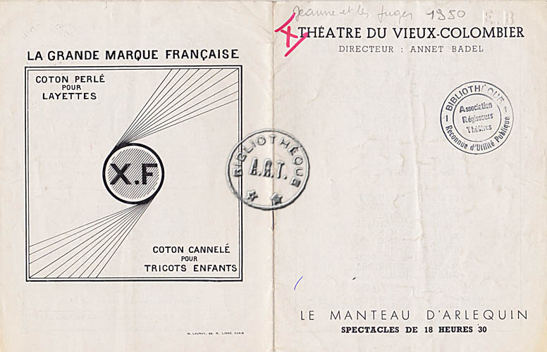 Les programmes de Théatre de l\