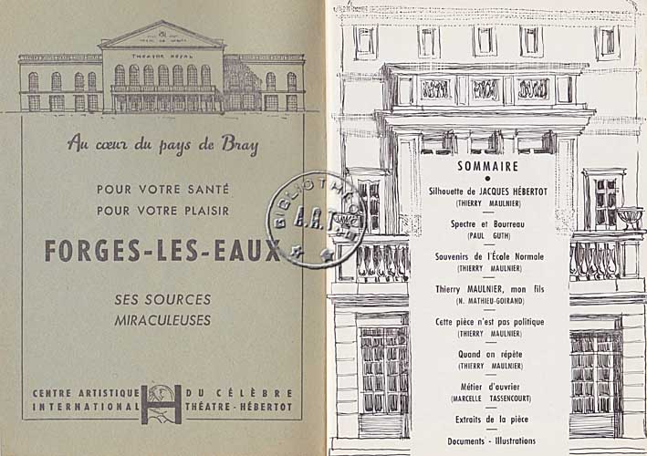 Les programmes de Théatre de l\