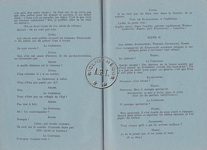 Les programmes de Théatre de l\