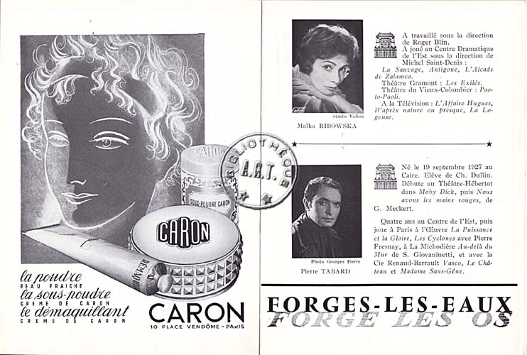 Les programmes de Théatre de l\