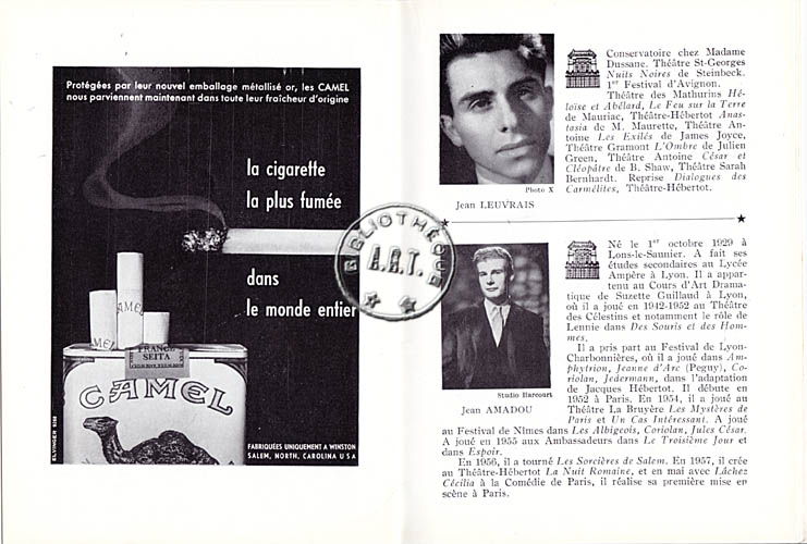 Les programmes de Théatre de l\