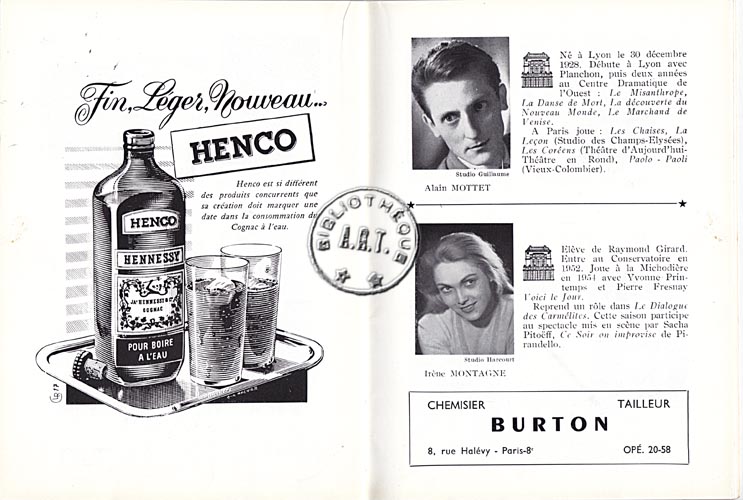 Les programmes de Théatre de l\