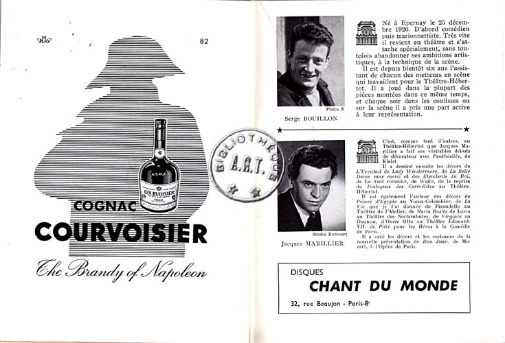 Les programmes de Théatre de l\