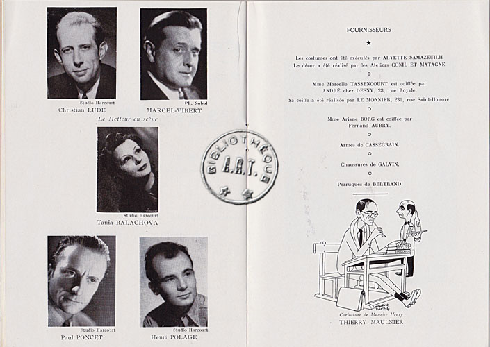 Les programmes de Théatre de l\