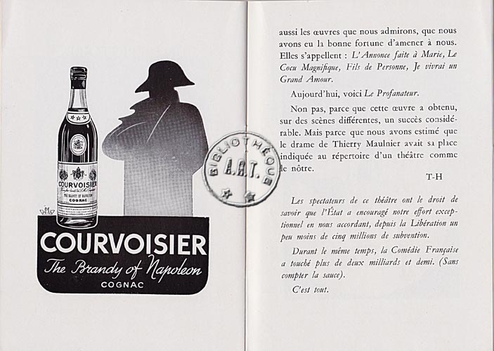 Les programmes de Théatre de l\