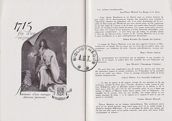 Les programmes de Théatre de l\