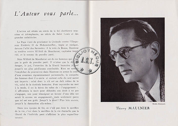 Les programmes de Théatre de l\