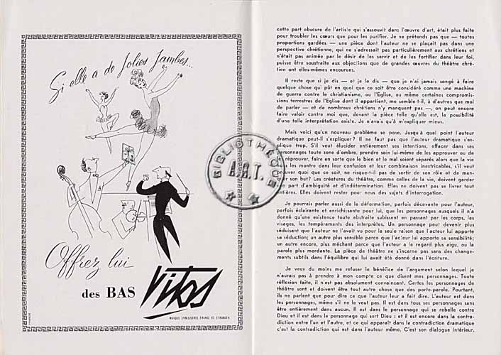 Les programmes de Théatre de l\