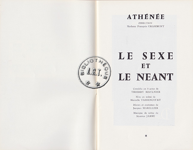 Les programmes de Théatre de l\
