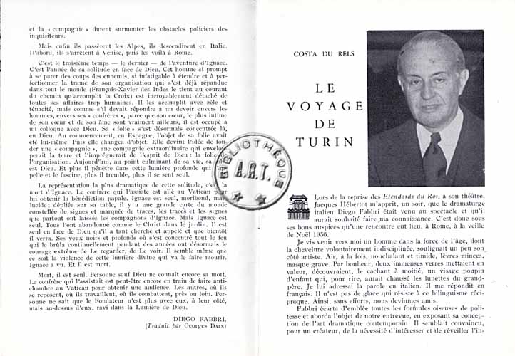 Les programmes de Théatre de l\