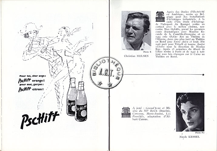 Les programmes de Théatre de l\
